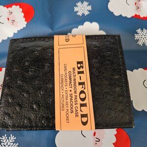 Mens Handcrafted Bi-fold Black